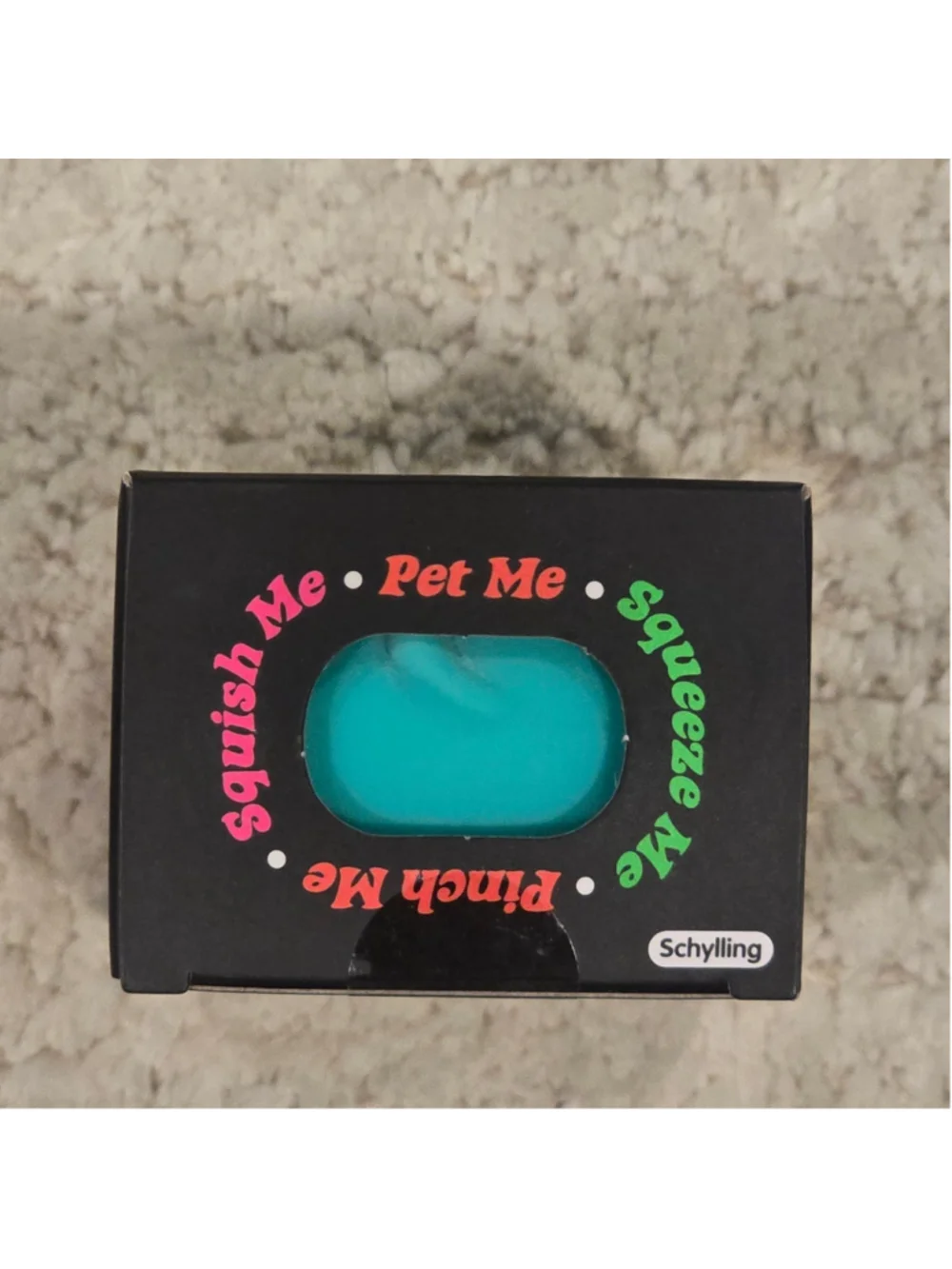 Schylling NeeDoh Funky Pup Sensory Toy One Size Teal Black